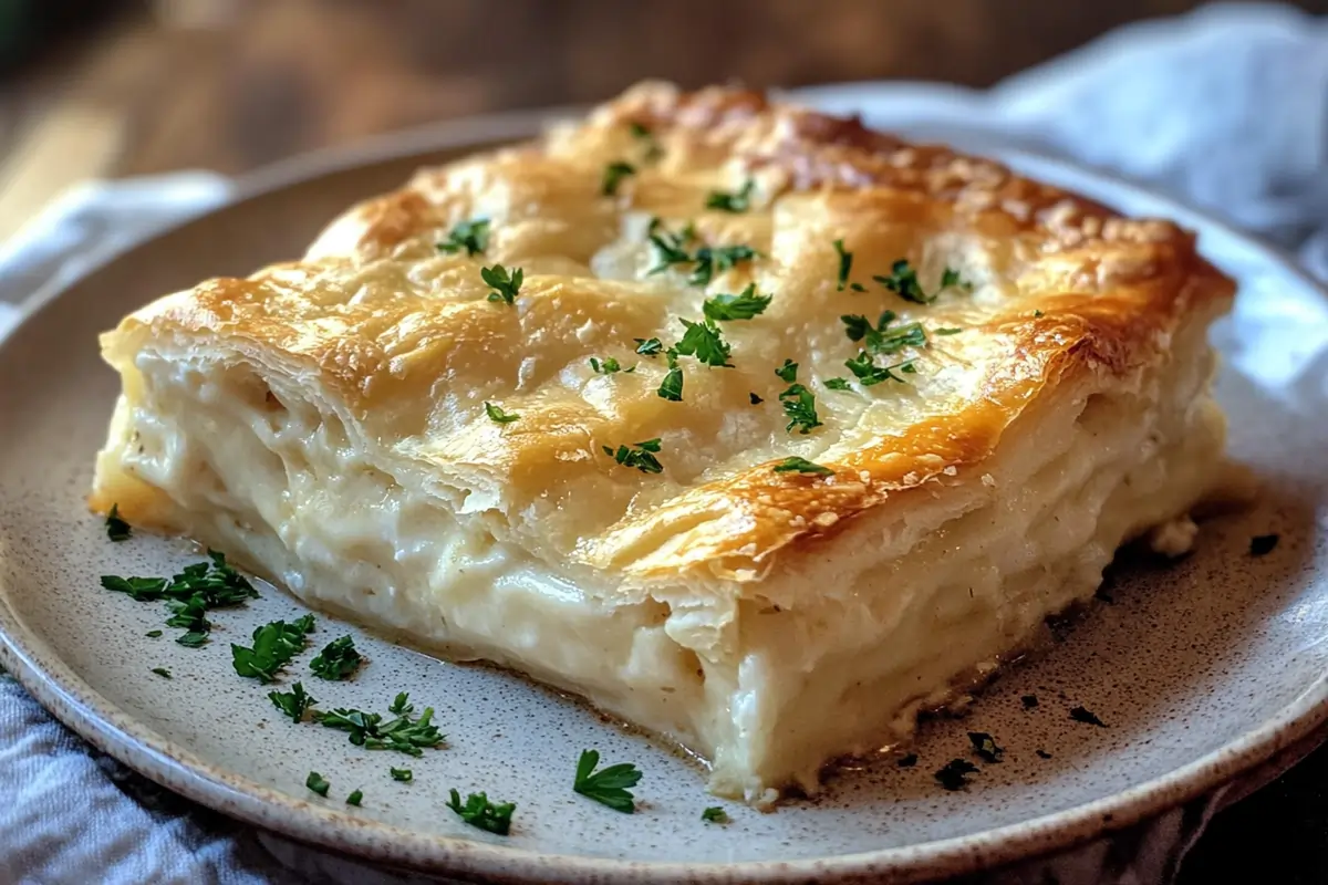 Comforting Chicken Pot Pie with Crescent Rolls and Cream Cheese