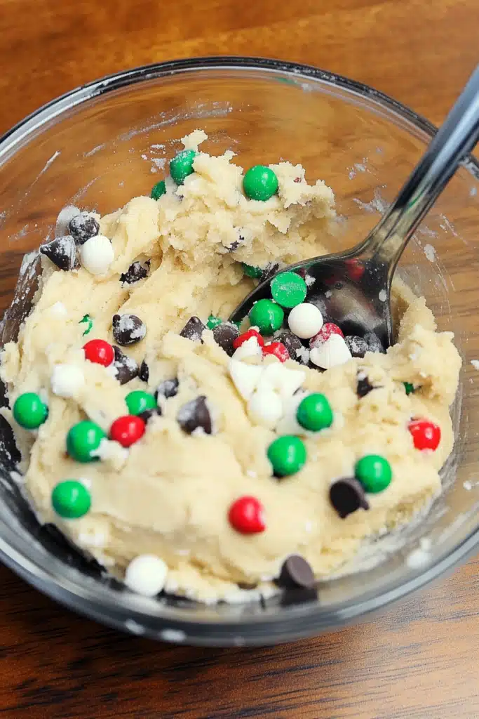 Cake Mix Chocolate Chip Santa Cookies Recipe